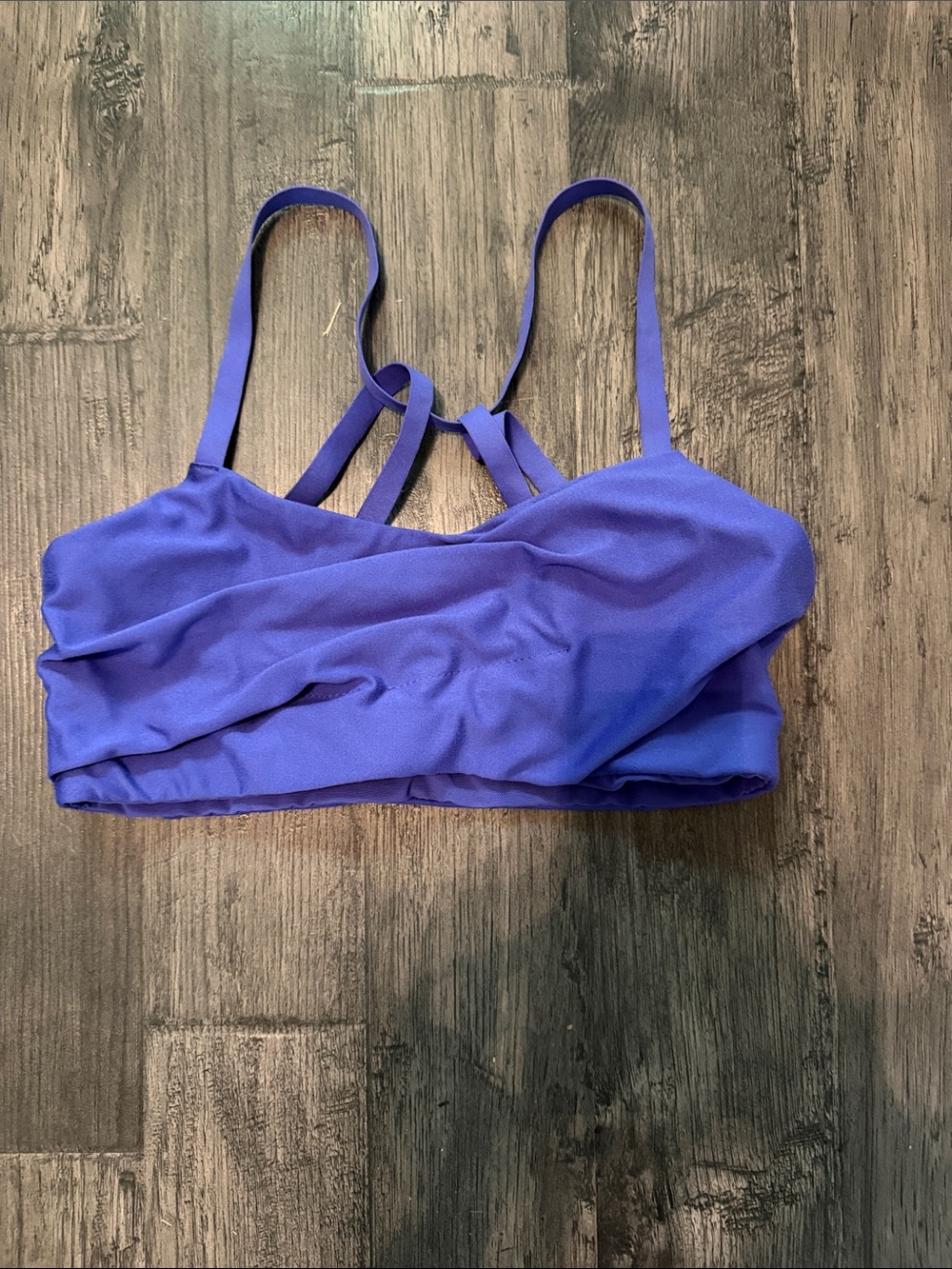 FP Movement by Free People Deep Violet Strappy Bralette